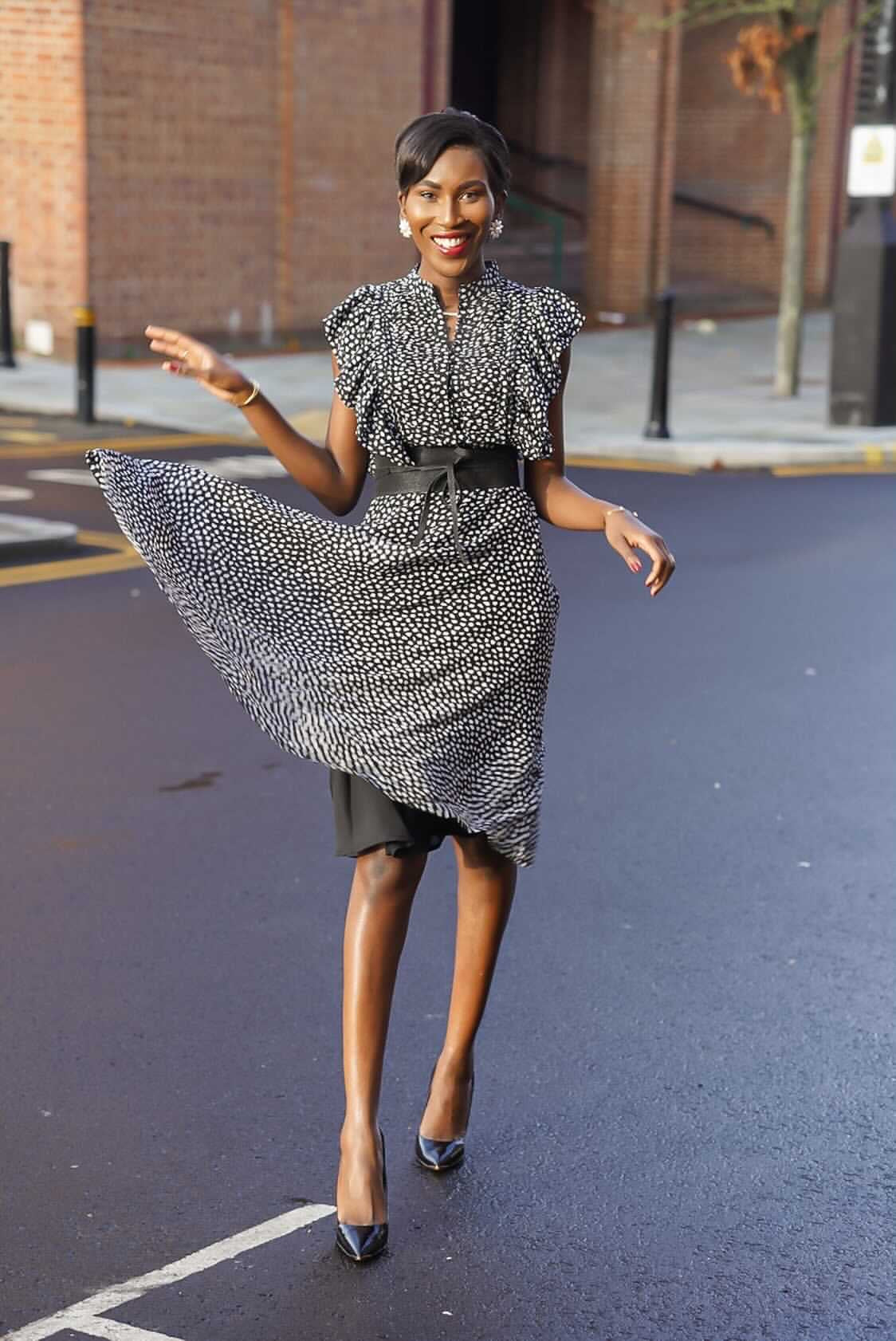 The Leopard Ruffle Dress