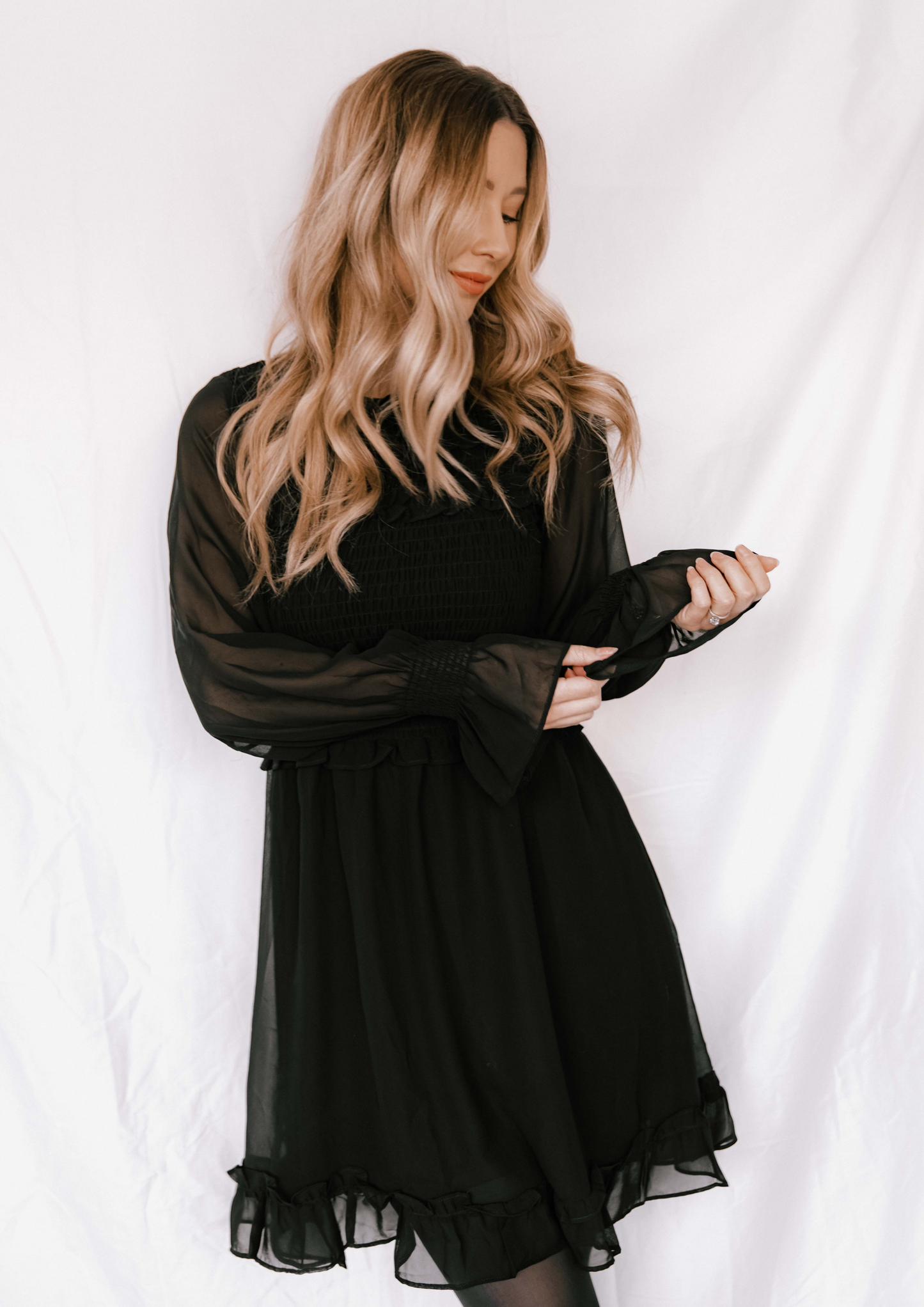 Smocked Ruffle Dress