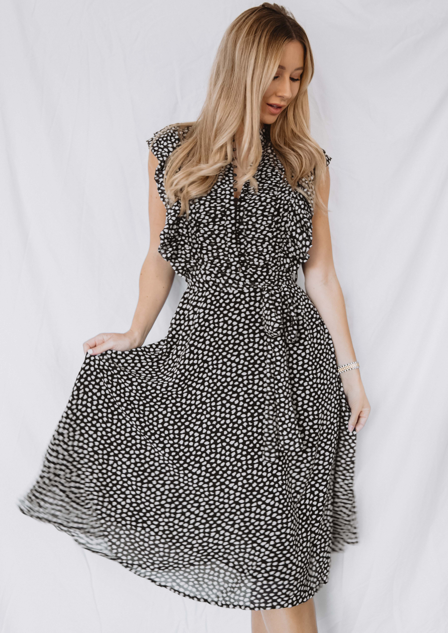 The Leopard Ruffle Dress